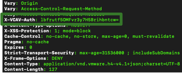 VMware Cloud Director Availability API Authentication