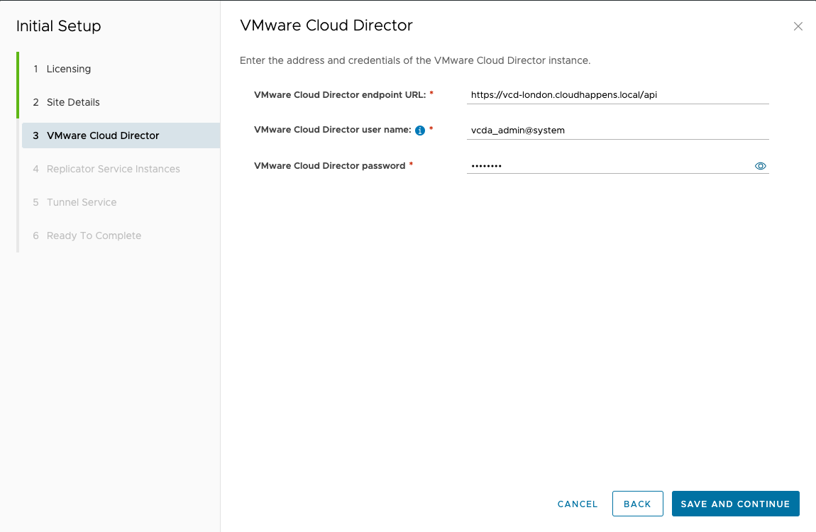 VMware Cloud Director details